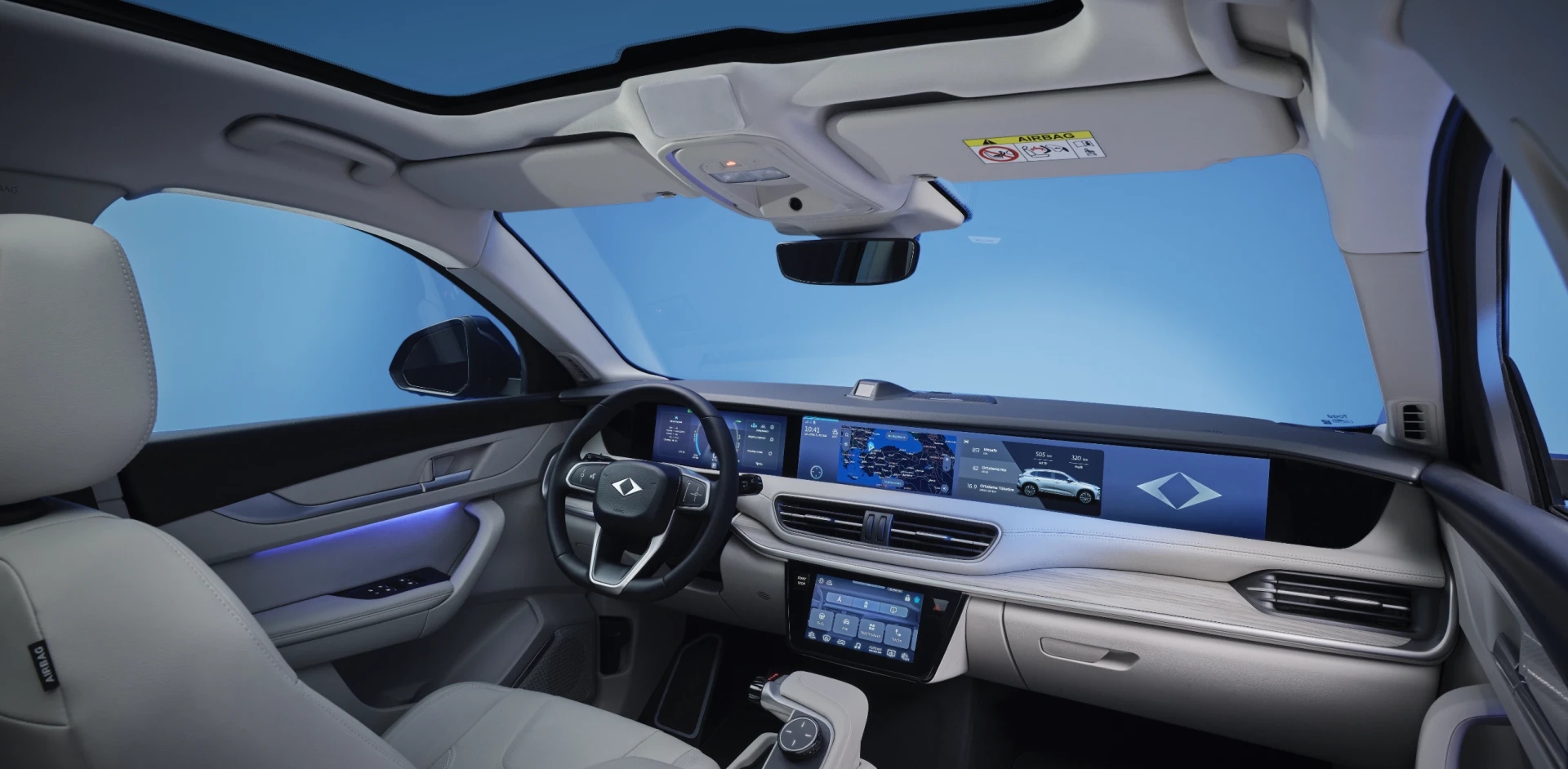 TOGG T10X İÇ GÖRÜNÜM