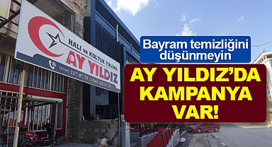 Yılın ilk bayram kampanyası Ay Yıldız Halı ve Koltuk Yıkama'dan