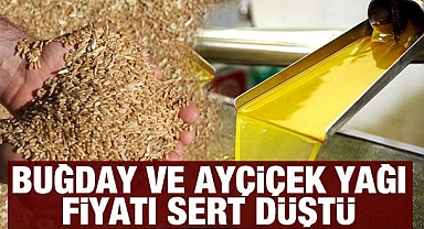 Buğday ve ayçiçek yağı fiyatlarında sert düşüş