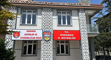 Karaman'a bir noter daha: 6'ncı noter hizmete açıldı