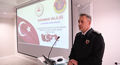 Karaman'da seçim güveliği için alınacak tedbirler değerlendirildi