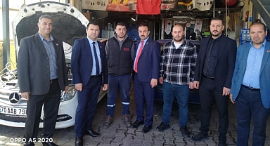 Milletvekili Adayı Mesut Soyfidan sanayi esnafını ziyaret etti