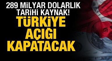 289 milyar dolarlık tarihi kaynak! Türkiye açığı kapatacak
