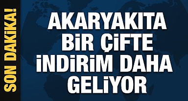 Akaryakıtta çifte büyük indirim müjdesi