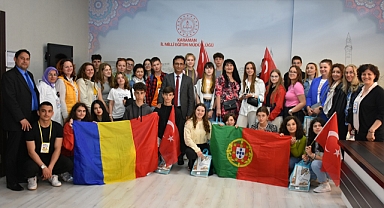 Avrupalı eğitimci ve öğrenciler Karaman'da ağırlandı