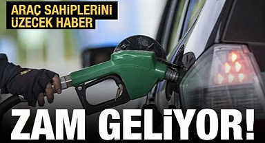 Benzin fiyatına zam!