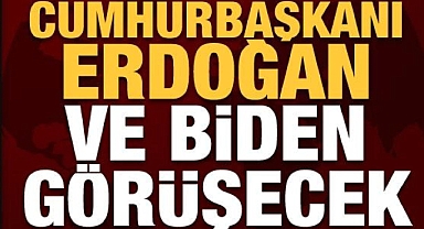 Cumhurbaşkanı Erdoğan ve Biden görüşecek