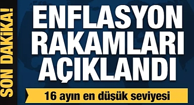 Enflasyon rakamları açıklandı