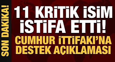 Gelecek Partisi'nde 11 kritik isim istifa etti!