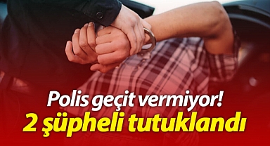 Karaman'da 2 şüpheli uyuşturucudan tutuklandı