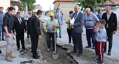 Karaman'da bir mahallenin daha doğalgaz altyapısı tamamlandı