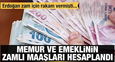 Memur ve memur emeklisinin zamlı maaşları hesaplandı