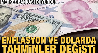 Merkez Bankası yılsonu enflasyon ve dolar tahminini açıkladı