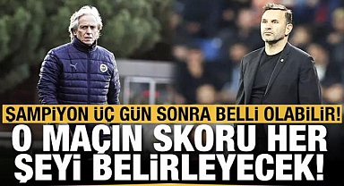 Şampiyon erken belli olabilir!