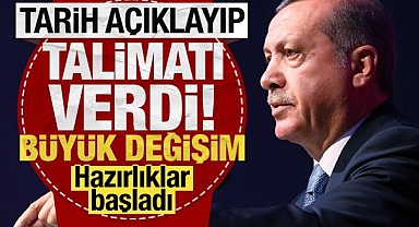 Erdoğan'dan seçim öncesi değişim talimatı