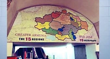 Ermenistan'dan skandal harita: 15 ayrı bölge!