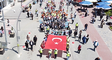 Karaman'da çevre yürüyüşü yapıldı