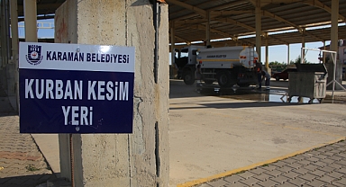Karaman’da kurban satışı ve kesim alanları belirlendi