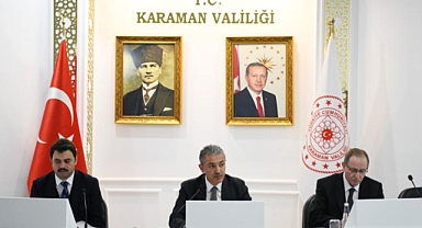 Karaman'da muhtarlar toplantısı yapıldı