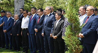 Karaman'da şehitlik ziyareti yapıldı