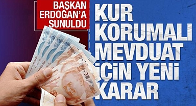 Kur Korumalı Mevduat için yeni karar