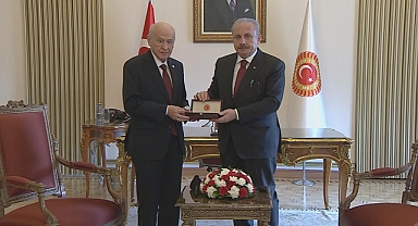 Şentop görevini Bahçeli'ye devretti