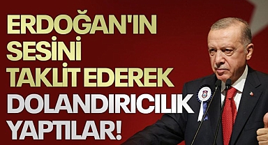 Başkan Erdoğan'ın sesi ile dolandırıcılık yapıyorlardı! MİT enselerine çöktü
