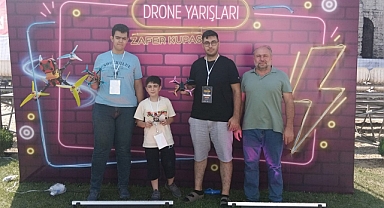 Drone yarışlarında Karaman'ı temsil ettiler