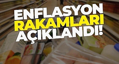 Enflasyon rakamları açıklandı