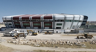 Hazırlıklar devam ediyor! Yeni Karaman stadyumu çevresi düzenleniyor