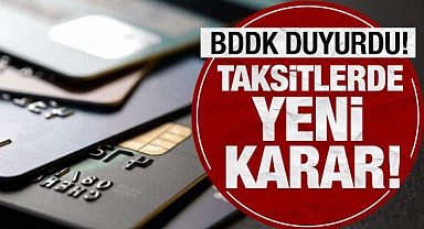 Kredi kartı harcamalarında taksit düzenlemesi