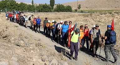 Pers Yolu yürüyüşçüleri Karaman’da ağırlandı