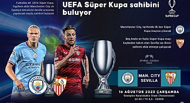 UEFA Süper Kupa maçı şifresiz kanalda! Manchester City ile Sevilla karşı karşıya