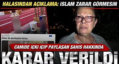 Camide içki içip paylaşan şahıs tutuklandı! Halasından çarpıcı açıklamalar