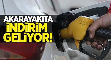 Akaryakıta indirim geliyor