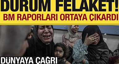 Gazze'deki dram BM raporlarına yansıdı: Durum felaket