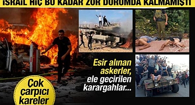 İsrail-Gazze hattında Hamas'tan Aksa Tufanı Operasyonu