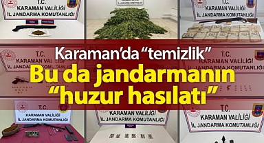 Karaman'da jandarmanın asayiş çalışmasında 10 bin 399 kişi sorgulandı