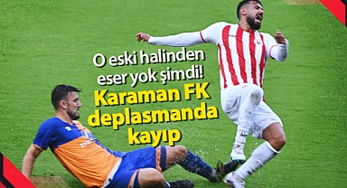 Karaman FK, İskenderunspor'a da kaybetti! Ligde tablo çok kötü!