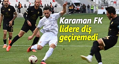 Karaman FK, lider Amed Sportif'e diş geçiremedi