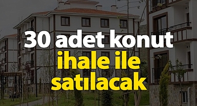 Karaman'ın Ayrancı İlçesinde 30 adet konut ihale ile satılacak