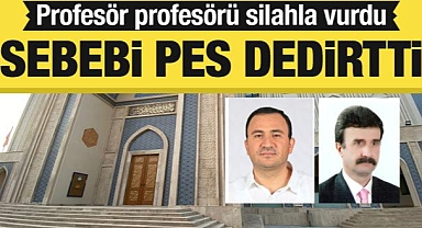 Konya'daki üniversitede profesörlerin silahlı kavgasında kan aktı!