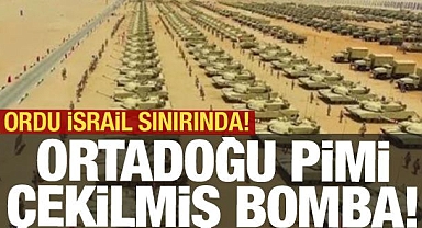Ortadoğu'da ipler gerildi! Orduyu İsrail sınırına yığdılar