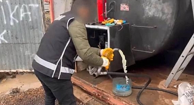 Dev operasyonda 1 milyon litre kaçak akaryakıta el konuldu