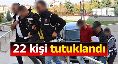 Karaman Emniyeti, 7 bin 990 kişiyi sorguladı 22 kişi tutuklandı