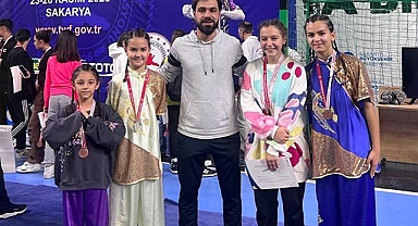 Karaman Wushu Kung Fu takımı, Türkiye Şampiyonası’ndan 4 madalya ile döndü