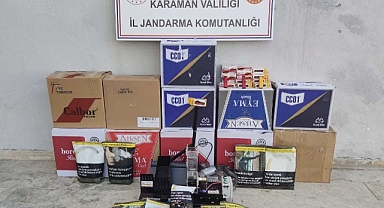 Karaman'da kaçakçılık operasyonu: 3 şüpheli yakalandı