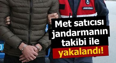 Karaman'da metamfetamin satıcısı jandarmanın takibiyle yakalandı