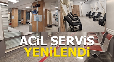 Karaman Eğitim ve Araştırma Hastanesi acil servisi yenilendi