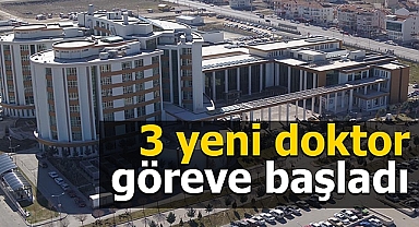 Karaman Eğitim ve Araştırma Hastanesi'nde 3 yeni uzman doktor göreve başladı